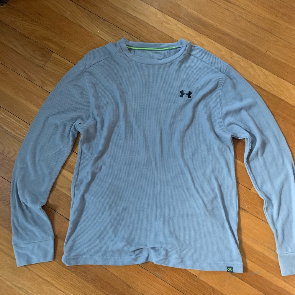 Under Armour Men's Grey Long-Sleeve Thermal Shirt